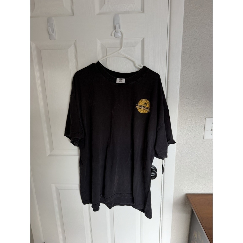 Union Made NPMHU Local 318 Black Graphic Logo Cotton Men's 3XL Crew T-Shirt